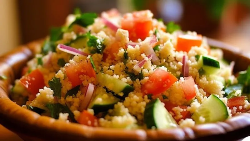 Salade de couscous à l'ashwagandha